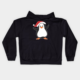 Cute Christmas Penguin Christmas Gift Kids Hoodie